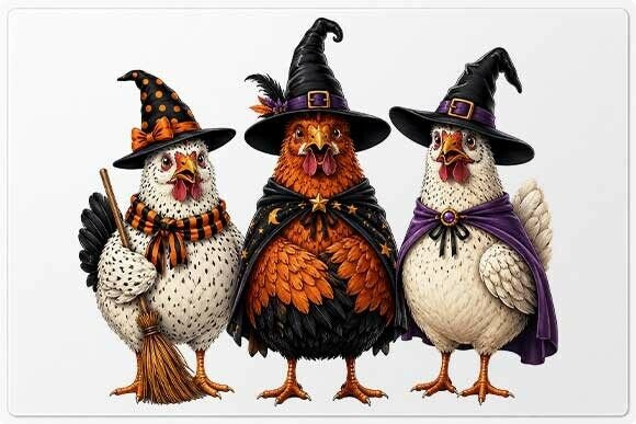 Download Halloween Witch Chickens PNG - Witch Collection