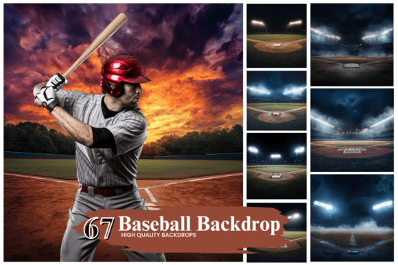 Download 50+ Baseball Digital Backdrops - Digital backdrop Collection