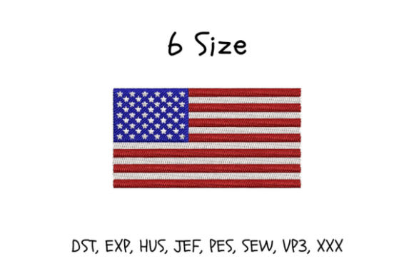 Download American Flag Embroidery Design - Flag Collection