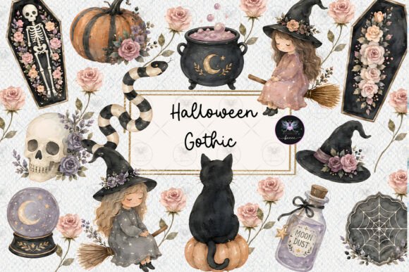 Download Halloween Witch Gothic Clipart - Witch Collection