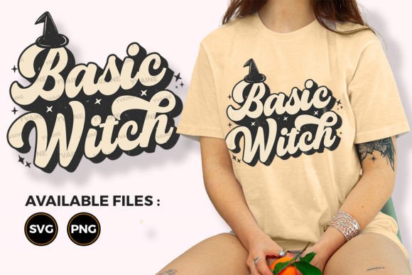 Download Basic Witch Retro Halloween SVG Design - Witch Collection
