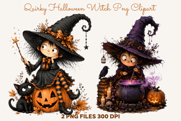 Download Quirky Halloween Witch PNG Clipart - Witch Collection
