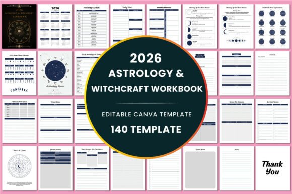 Download 2026 Astrology &amp; Witchcraft Workbook - Witch Collection